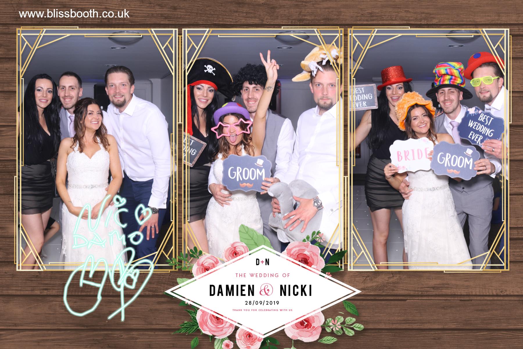 Damien and Nicki’s wedding | View more photos from the event at gallery.blissbooth.co.uk/u/BlissBooth/Damien-and-Nicki’s-wedding